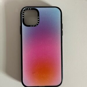 Casetify Pink Blue Orange Gradient Protective Phone Case